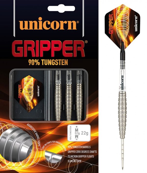 Unicorn Gripper Steel Darts - 22 gr