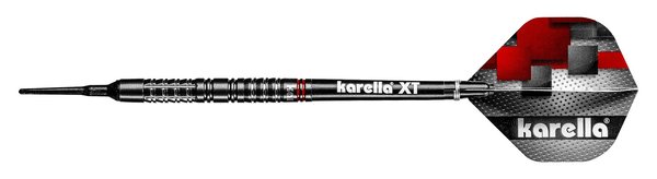 Karella Super Drive Softdarts 90 % Tungsten schwarz - 20 gr