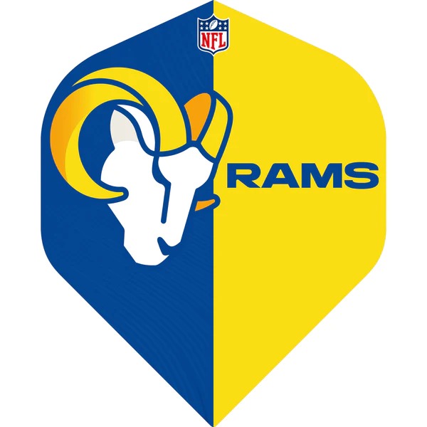 NFL - Dart Flights - Official Licensed - No2 - Std - Los Angeles Rams
