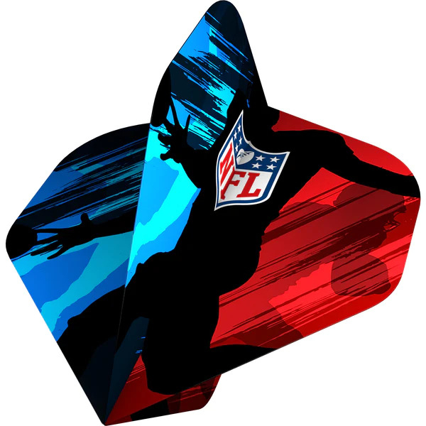 NFL - Dart Flights - Official Licensed - No2 - Std - NFL Brand - Silhouette