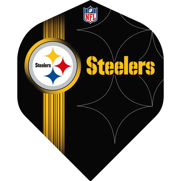 NFL - Dart Flights - Official Licensed - No2 - Std - Pittsburgh Steelers